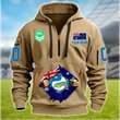 Parramatta Eels Personalized Quarter Zip Hoodie for fan