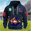 South Sydney Rabbitohs Personalized Quarter Zip Hoodie for fan