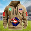 South Sydney Rabbitohs Personalized Quarter Zip Hoodie for fan
