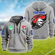 New Zealand Warriors Personalized Quarter Zip Hoodie for fan