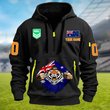 Wests Tigers Personalized Quarter Zip Hoodie for fan