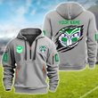 Newcastle Knights Personalized Quarter Zip Hoodie for fan