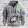 Canterbury-Bankstown Bulldogs Personalized Quarter Zip Hoodie for fan Limited Edition