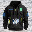 Canterbury-Bankstown Bulldogs Personalized Quarter Zip Hoodie for fan Limited Edition