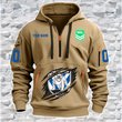 Canterbury-Bankstown Bulldogs Personalized Quarter Zip Hoodie for fan Limited Edition