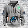 Gold Coast Titans Personalized Quarter Zip Hoodie for fan Limited Edition
