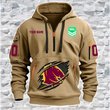 Brisbane Broncos Personalized Quarter Zip Hoodie for fan Limited Edition