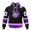 Personalized ECHL Bloomington Bison Breast cancer Hoodie, T Shirt, Zip Hoodie, Sweatshirt