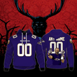 Baltimore Ravens x Hannibal Jersey Style T Shirt, Hoodie, Zip Hoodie, Sweatshirt