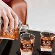 Personalized San Jose Sharks Decanter Set Wooden Box Custom Gift