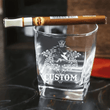 Personalized San Jose Sharks Decanter Set Wooden Box Custom Gift