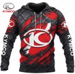 Kymco Black Metal  3D Apparel Hoodie, Kid Hoodie, T Shirt, Zip Hoodie, Sweatshirt