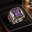 Northwestern Wildcats NCAA Custom Fan Ring Print Style 3
