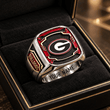 Georgia Bulldogs NCAA Custom Fan Ring Print Style 3