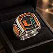 Miami Hurricanes NCAA Custom Fan Ring Print Style 3