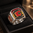 Calgary Flames NHL Custom Fan Ring Print Style 3