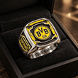 Borussia Dortmund BUNDESLIGA Custom Fan Ring Print Style 3