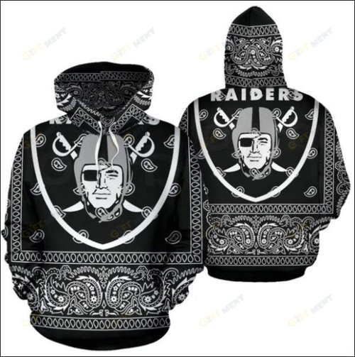 LAS VEGAS RAIDERS CHAMPS HOODIE 3D T1