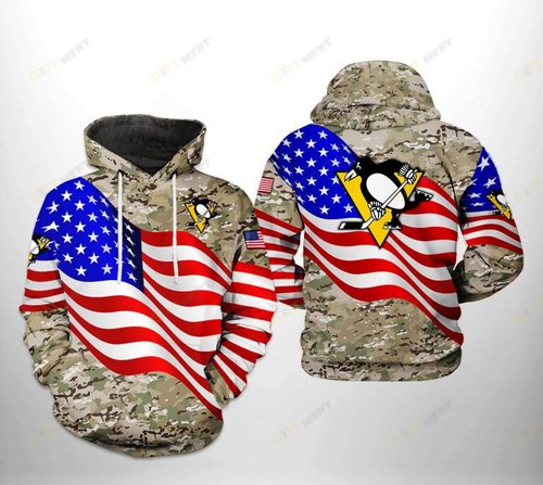 Pittsburgh Penguins Hoodie 3d T8