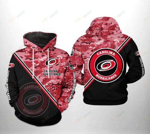 Carolina Hurricanes Hoodie 3d T2