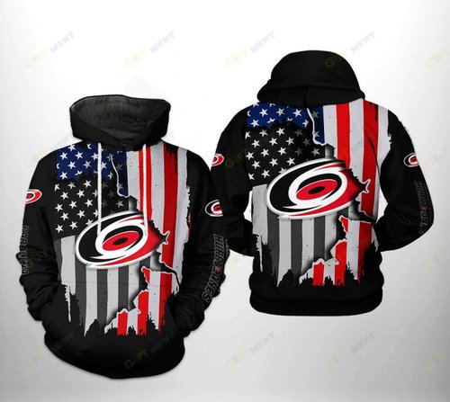 Carolina Hurricanes Hoodie 3d T15