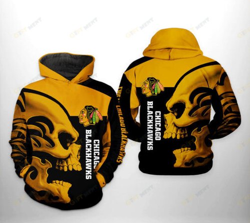 Chicago Blackhawks Hoodie 3d T8