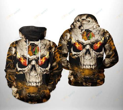Chicago Blackhawks Hoodie 3d T16