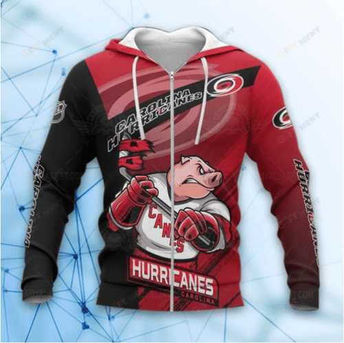 Carolina Hurricanes Hoodie 3d T3