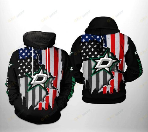 Dallas Stars Hoodie 3d T8
