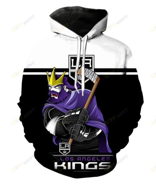 Los Angeles Kings Hoodie 3d T4