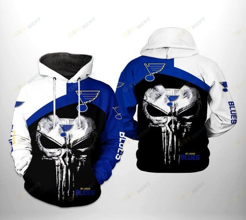 St. Louis Blues Hoodie 3d T1