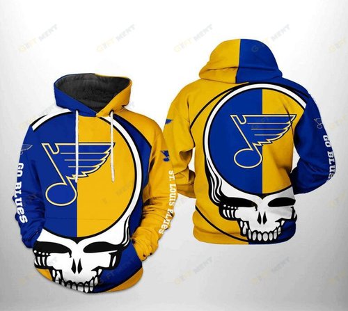 St. Louis Blues Hoodie 3d T3
