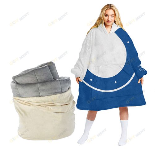 Indianapolis Colts Oodie Blanket Hoodie Snuggie Hoodies For All Family