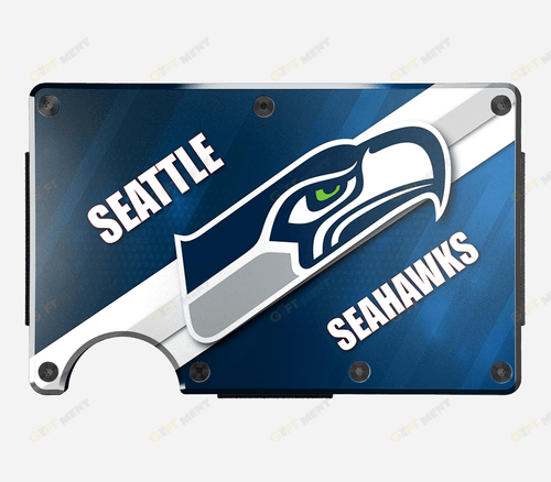 Seattle Seahawks- Blocking Metal Wallets