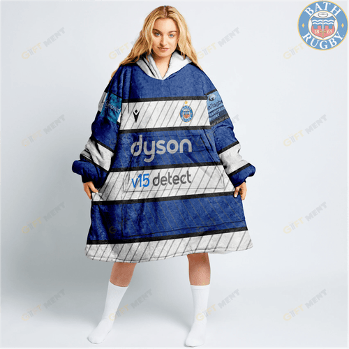 RUGBY BATH RUGBY 2022/23 Home KIT Oodie, Flanket, Blanket Hoodie, Snuggie