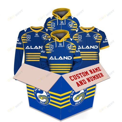 Parramatta Eels 2023 Personalized Name And Number Edition Hoodie Jersey