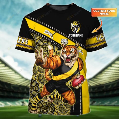 Tigers Personalized Name 3D All Over Print TShirt Hoodie