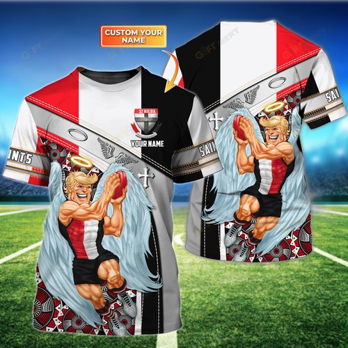 Saints Personalized Name 3D All Over Print TShirt Hoodie