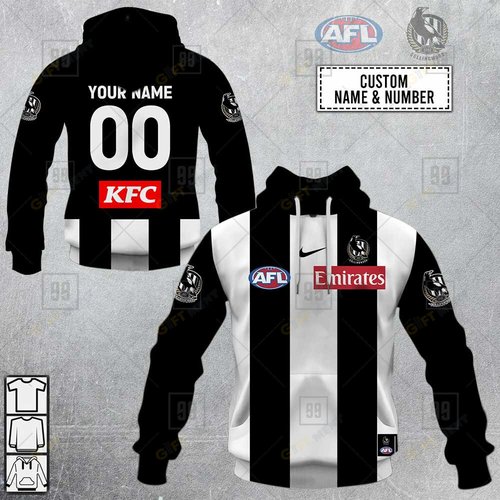 Personalized 2023 AFL Collingwood Magpies Jerseys Hoodie, T Shirt, Zip Hoodie, Sweatshirt