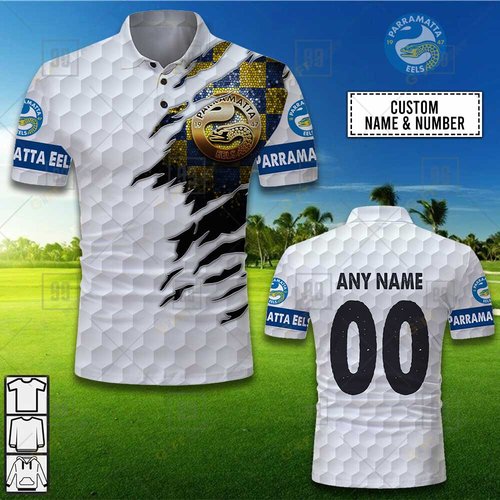 Personalized NRL Parramatta Eels x Golf Polo Shirt