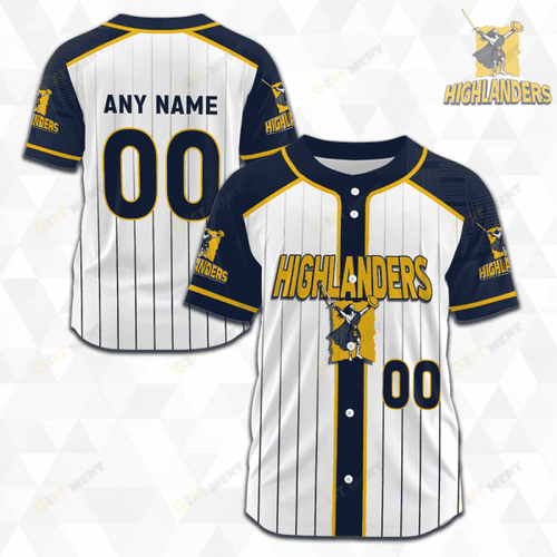 Highlanders Super Rugby Baseball Jerseys 2023