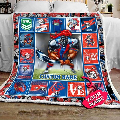 Personalized Newcastle Knights Quilt