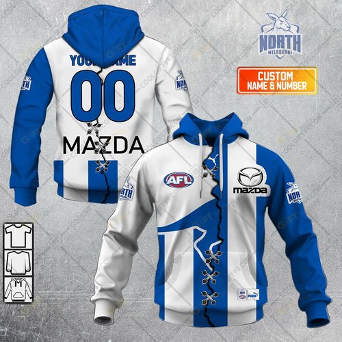Personalized 2023 AFL North Melbourne Kangaroos Mix Hoodie, T Shirt, Zip Hoodie, Sweatshirt