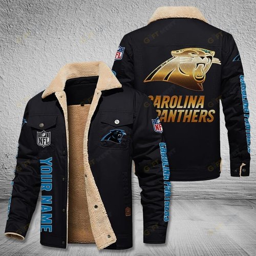 Carolina Panthers Style Leather Jacket 02
