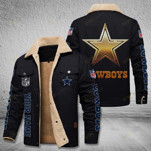 Dallas Cowboys Style Leather Jacket 02