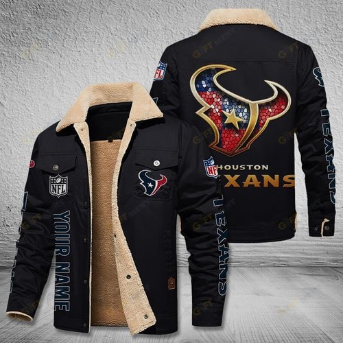 Houston Texans Style Leather Jacket 02