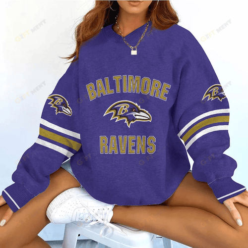 Baltimore Ravens V-neck Pullover Sweatshirt