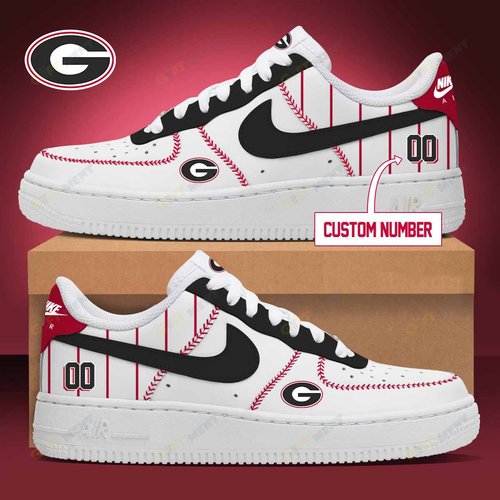 PERSONALIZED Georgia Bulldogs Air Force Sneakers