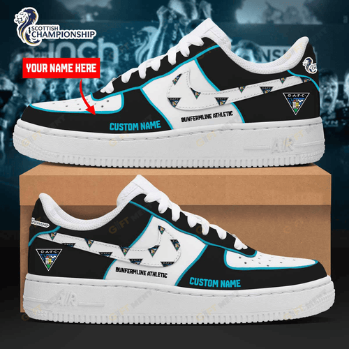PERSONALIZED Dunfermline Athletic Air Force Sneakers