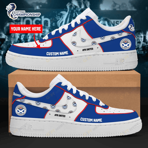 PERSONALIZED Ayr United Air Force Sneakers